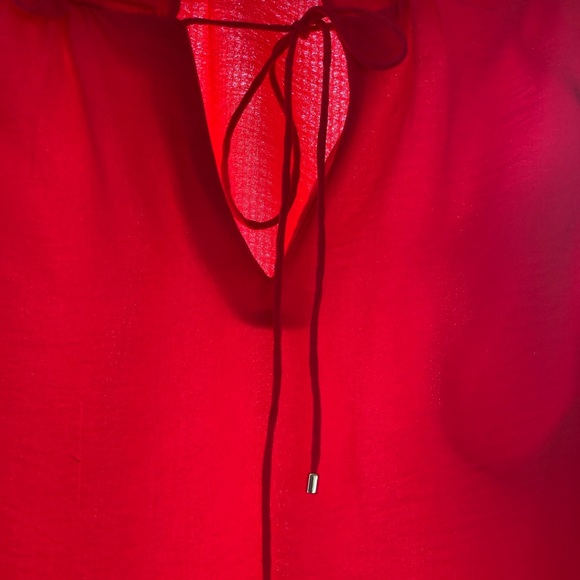 Tommy Hilfiger blouse size M, in tomato red - Picture 2 of 7